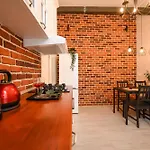 Industrial Brick With King Bed - *