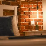 Industrial Brick With King Bed - *