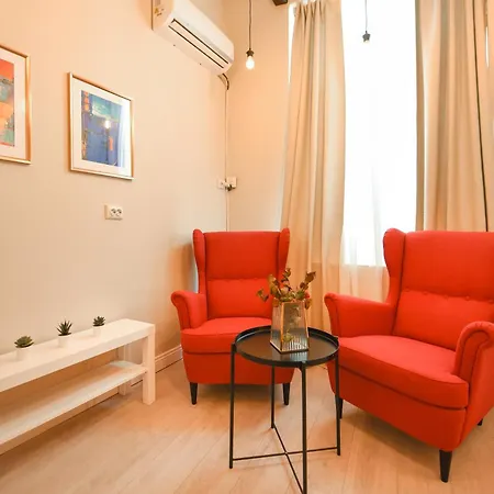 דירה Industrial Brick With King Bed -