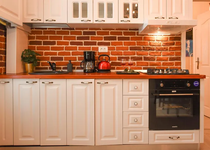 Industrial Brick With King Bed - Lägenhet